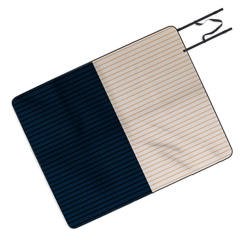 Colour Poems Color Block Lines XXXX Picnic Blanket