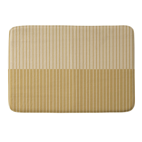 Colour Poems Color Block Lines XXXXII Memory Foam Bath Mat