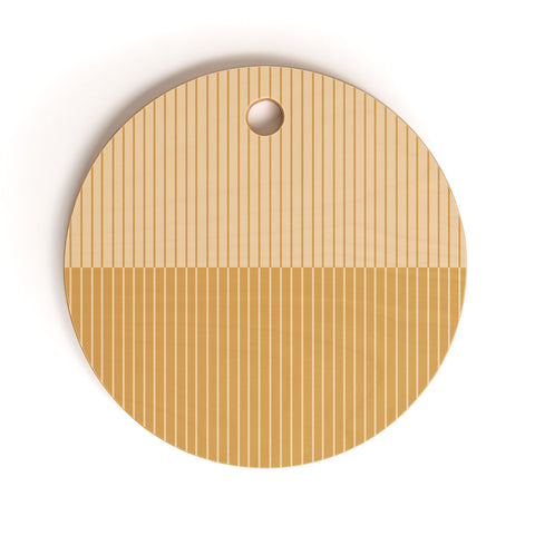 Colour Poems Color Block Lines XXXXII Cutting Board Round