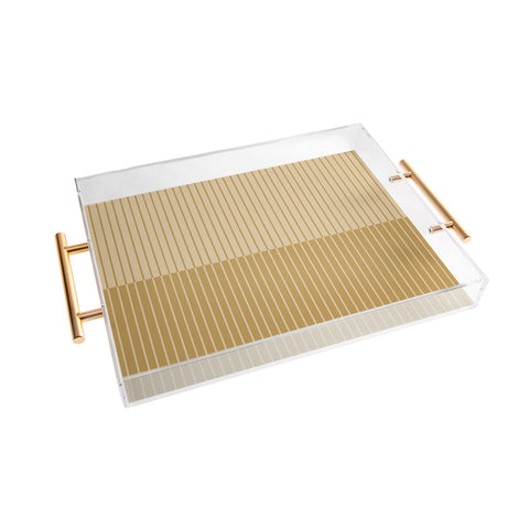 Colour Poems Color Block Lines XXXXII Acrylic Tray