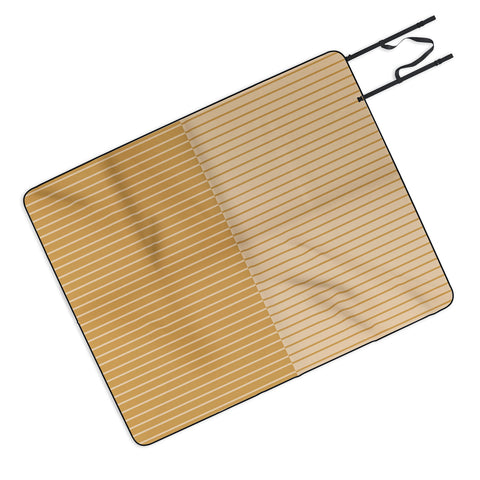 Colour Poems Color Block Lines XXXXII Picnic Blanket