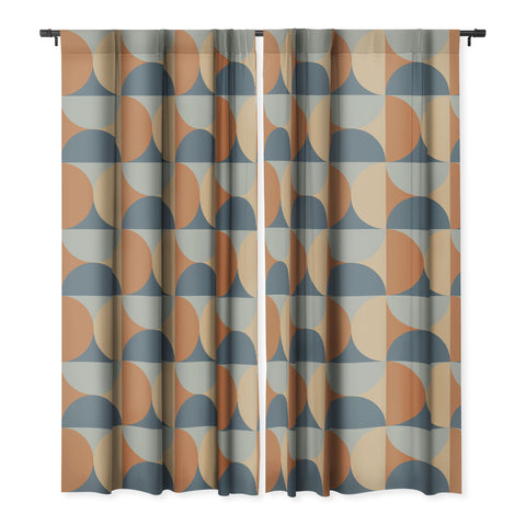 Colour Poems Colorful Geometric Shapes LI Blackout Window Curtain