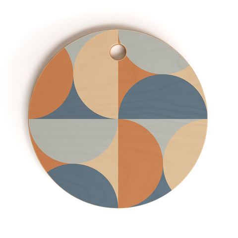 Colour Poems Colorful Geometric Shapes LI Cutting Board Round