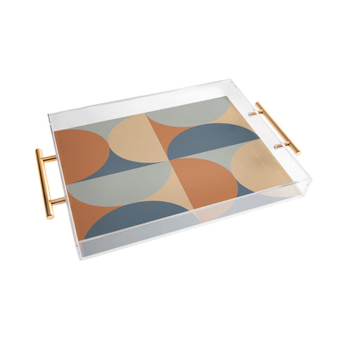 Colour Poems Colorful Geometric Shapes LI Acrylic Tray