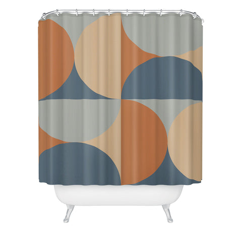 Colour Poems Colorful Geometric Shapes LI Shower Curtain