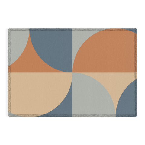 Colour Poems Colorful Geometric Shapes LI Outdoor Rug