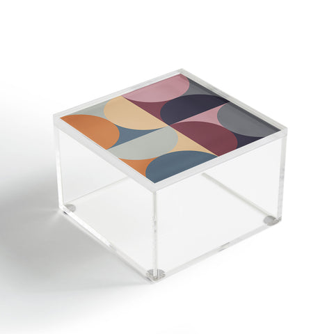 Colour Poems Colorful Geometric Shapes LII Acrylic Box