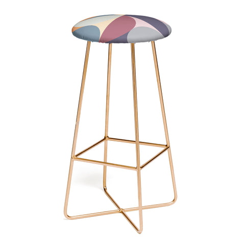 Colour Poems Colorful Geometric Shapes LII Bar Stool