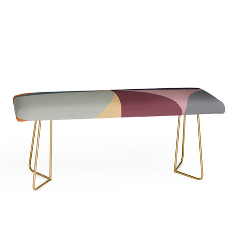 Colour Poems Colorful Geometric Shapes LII Bench