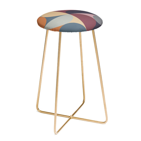 Colour Poems Colorful Geometric Shapes LII Counter Stool