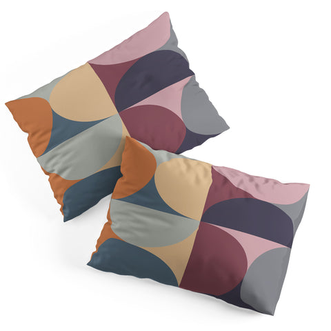 Colour Poems Colorful Geometric Shapes LII Pillow Shams