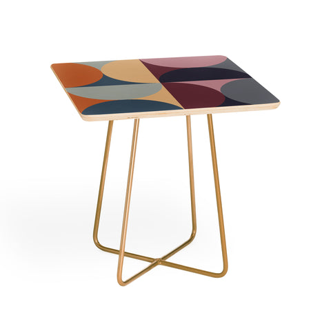 Colour Poems Colorful Geometric Shapes LII Side Table