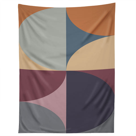Colour Poems Colorful Geometric Shapes LII Tapestry