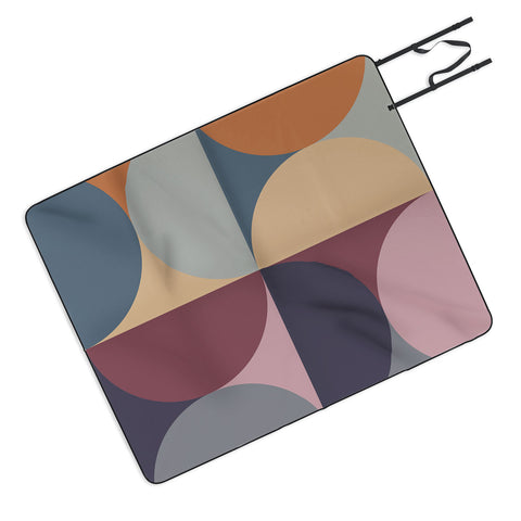 Colour Poems Colorful Geometric Shapes LII Picnic Blanket