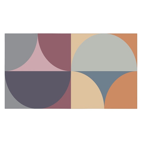 Colour Poems Colorful Geometric Shapes LII Tablecloth