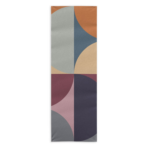 Colour Poems Colorful Geometric Shapes LII Yoga Towel