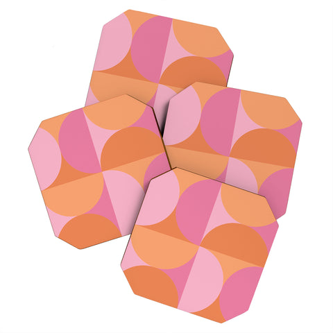 Colour Poems Colorful Geometric Shapes XLVI Coaster Set