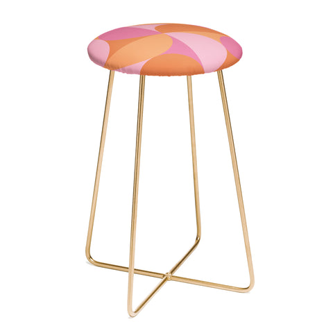 Colour Poems Colorful Geometric Shapes XLVI Counter Stool