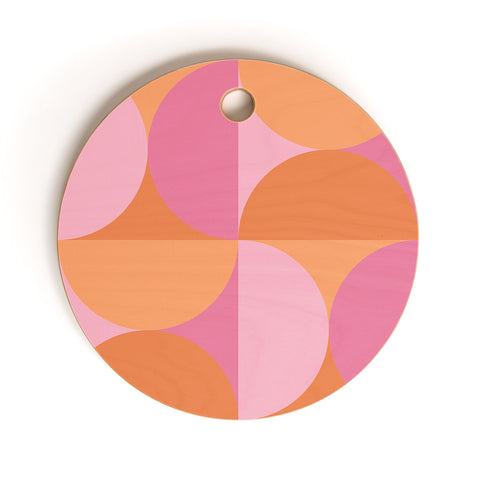 Colour Poems Colorful Geometric Shapes XLVI Cutting Board Round