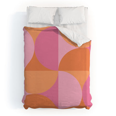 Colour Poems Colorful Geometric Shapes XLVI Duvet Cover