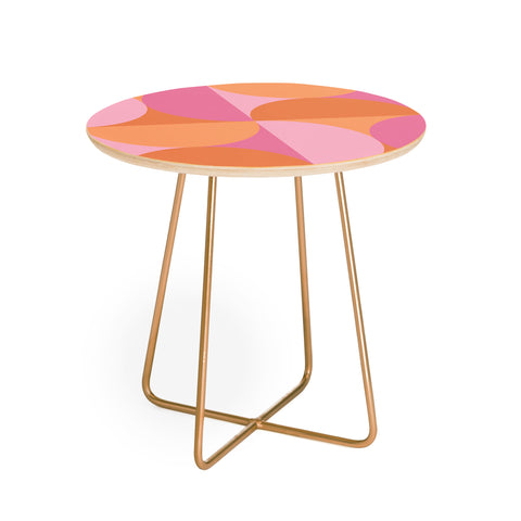 Colour Poems Colorful Geometric Shapes XLVI Round Side Table