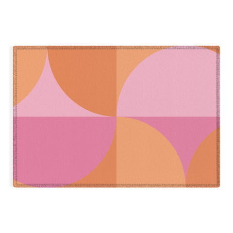 Colour Poems Colorful Geometric Shapes XLVI Outdoor Rug