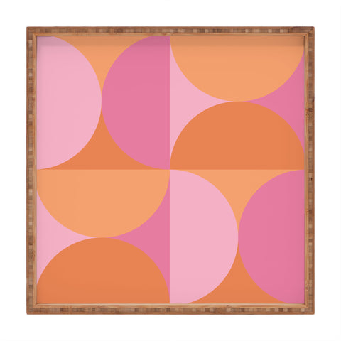Colour Poems Colorful Geometric Shapes XLVI Square Tray