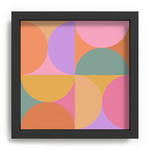 Colour Poems Colorful Geometric Shapes XXI Recessed Framing Square