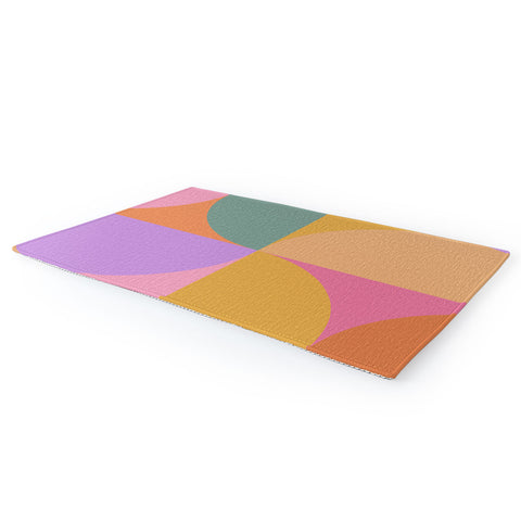Colour Poems Colorful Geometric Shapes XXI Area Rug