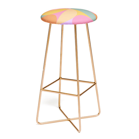 Colour Poems Colorful Geometric Shapes XXI Bar Stool