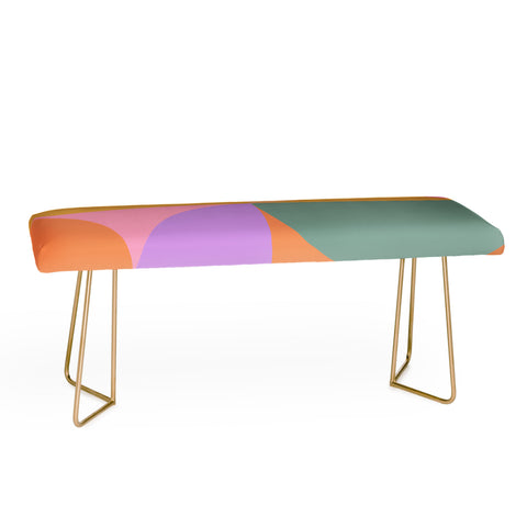 Colour Poems Colorful Geometric Shapes XXI Bench