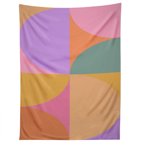 Colour Poems Colorful Geometric Shapes XXI Tapestry