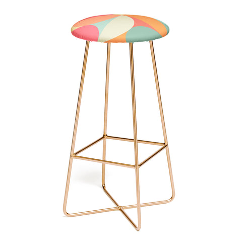 Colour Poems Colorful Geometric Shapes XXV Bar Stool