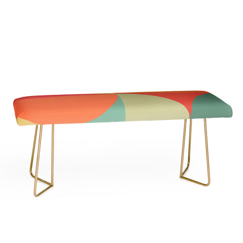 Colour Poems Colorful Geometric Shapes XXV Bench