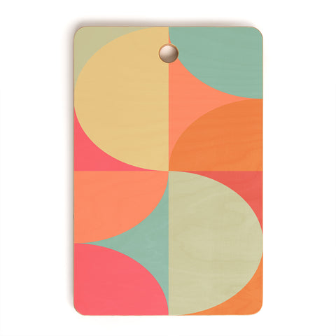 Colour Poems Colorful Geometric Shapes XXV Cutting Board Rectangle