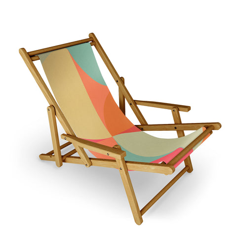Colour Poems Colorful Geometric Shapes XXV Sling Chair