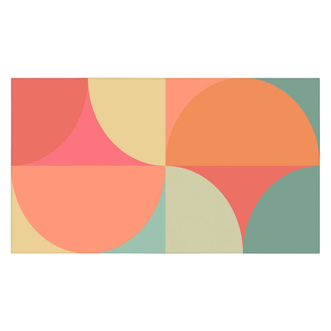 Colour Poems Colorful Geometric Shapes XXV Tablecloth