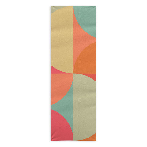 Colour Poems Colorful Geometric Shapes XXV Yoga Towel
