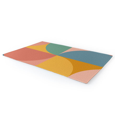 Colour Poems Colorful Geometric Shapes XXVI Area Rug