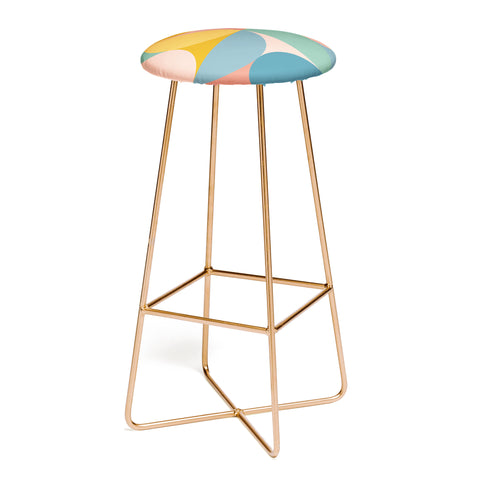 Colour Poems Colorful Geometric Shapes XXVI Bar Stool
