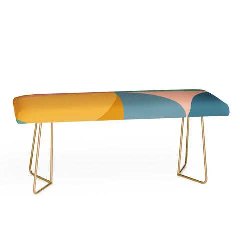 Colour Poems Colorful Geometric Shapes XXVI Bench