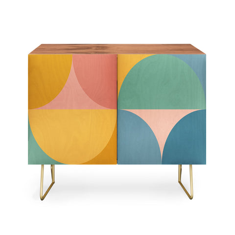 Colour Poems Colorful Geometric Shapes XXVI Credenza
