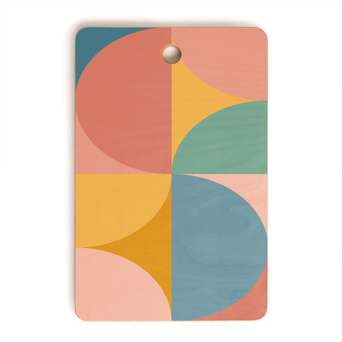 Colour Poems Colorful Geometric Shapes XXVI Cutting Board Rectangle