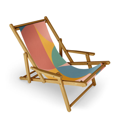 Colour Poems Colorful Geometric Shapes XXVI Sling Chair