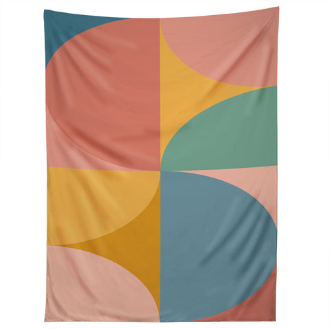 Colour Poems Colorful Geometric Shapes XXVI Tapestry