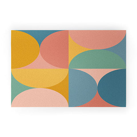 Colour Poems Colorful Geometric Shapes XXVI Welcome Mat
