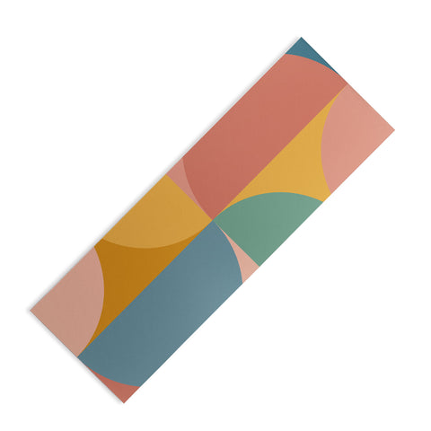 Colour Poems Colorful Geometric Shapes XXVI Yoga Mat