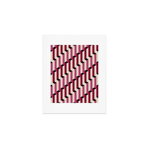 Colour Poems Columns Pattern I Art Print