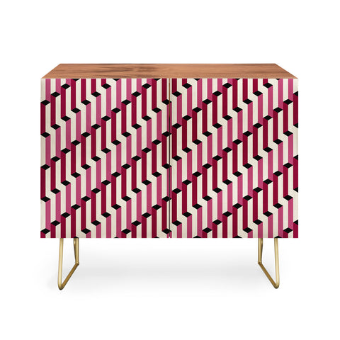 Colour Poems Columns Pattern I Credenza