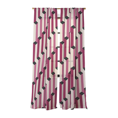 Colour Poems Columns Pattern I Sheer Non Repeat